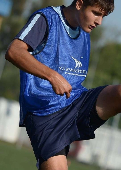 Znacznik piłkarski niebieski, oznacznik Junior (100018)